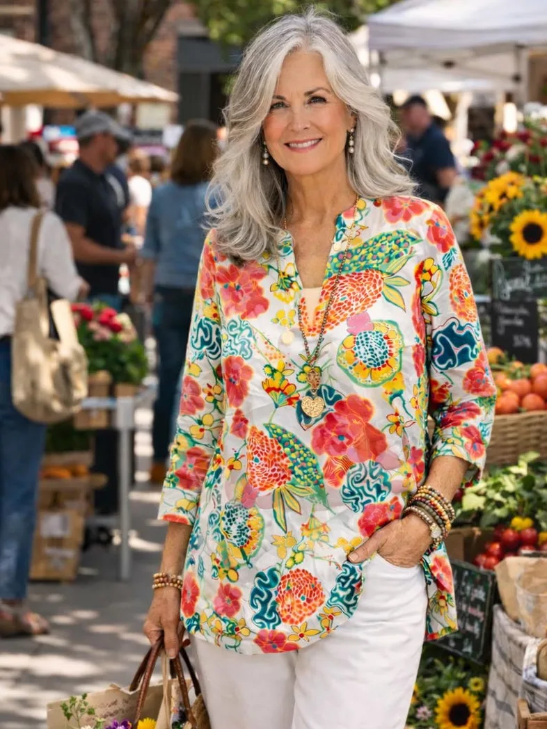 Coral Botanical Garden Tunic — photo 5