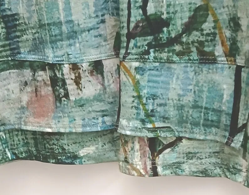 Painterly Abstract Blouse — photo 3