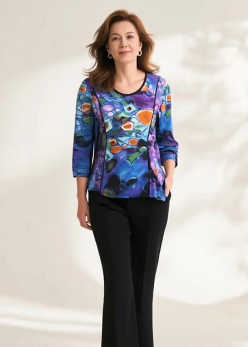 Abalone Print Georgette Tunic — photo 2