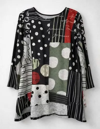 Amelia Patchwork Top — photo 3