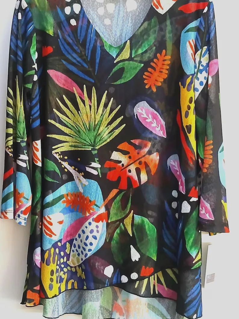 Tropical Night Blouse — photo 3
