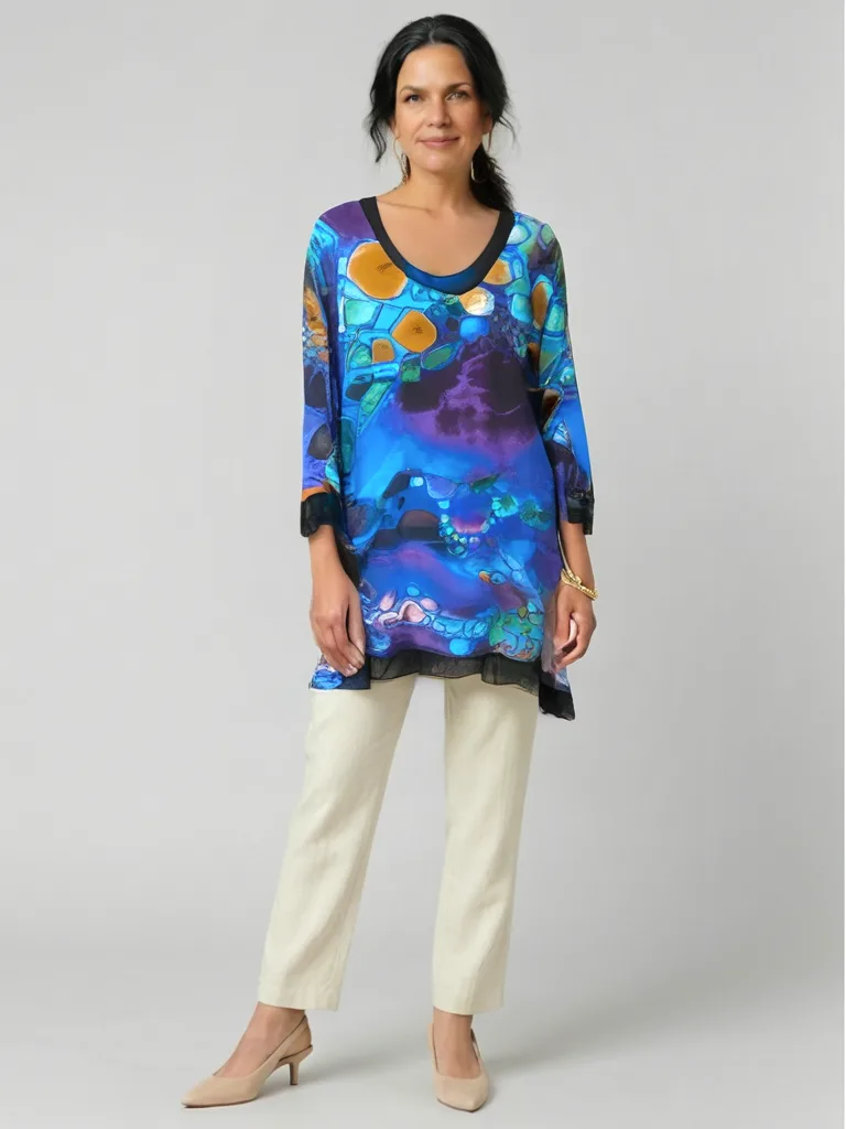 Abalone Mosaic Tunic