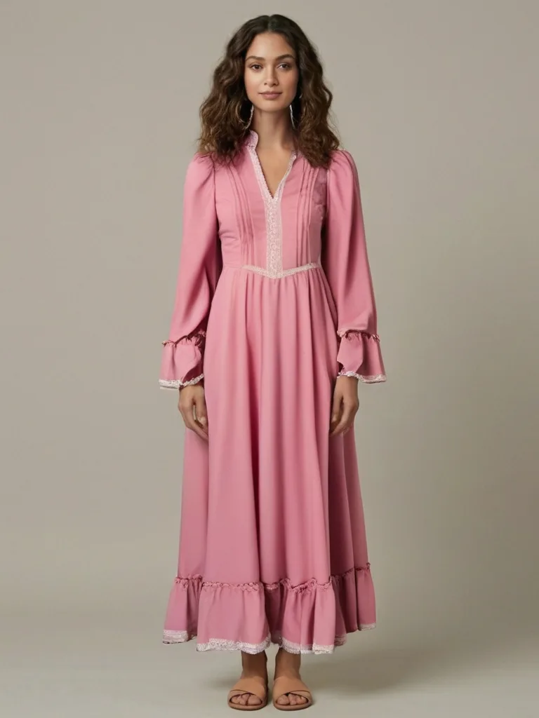 Prairie Rose Maxi Dress