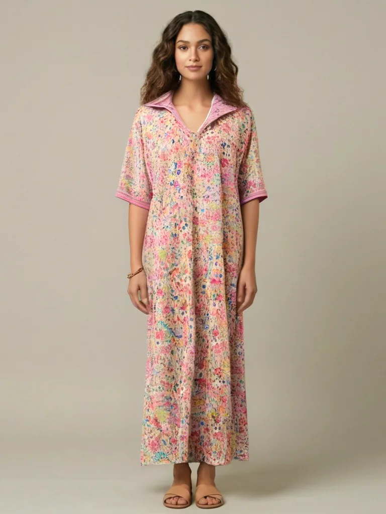 Wildflower Caftan Dress